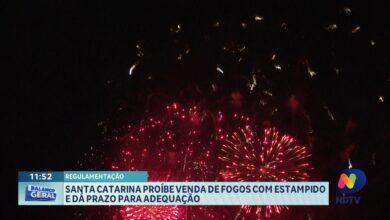 Santa Catarina veta fogos com barulho e impõe prazo legal