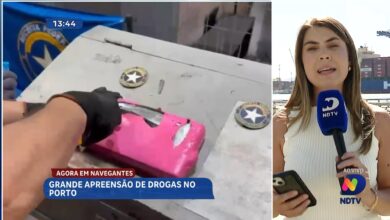 Grande apreensão de drogas é registrada no Porto de Navegantes