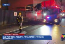 Acionamento dos bombeiros por suspeita de incêndio em Balneário Camboriú