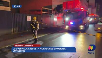 Acionamento dos bombeiros por suspeita de incêndio em Balneário Camboriú