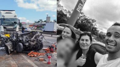 Caminhoneiro morto após 'esmagar' família em acidente em SC poderia ter tido CNH suspensa