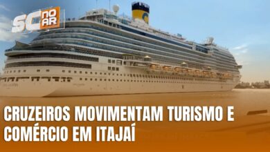 Temporada de cruzeiros movimenta turismo e comércio em Itajaí