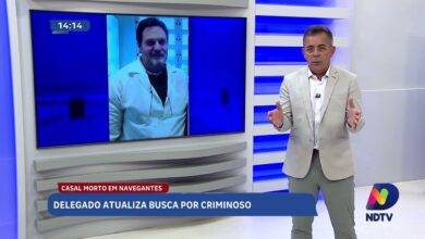 Delegado atualiza buscas por suspeito de matar casal em Navegantes