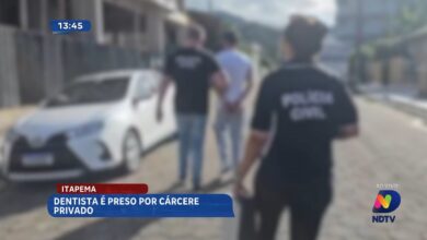 Dentista é preso por cárcere privado em Itapema, diz polícia