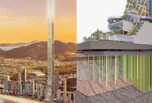 estacas utilizadas para a fundação são 'únicas no mundo'