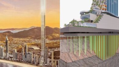 estacas utilizadas para a fundação são 'únicas no mundo'