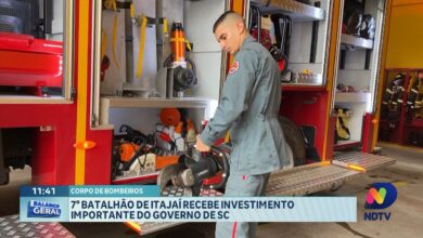 7º Batalhão de Itajaí recebe investimento do Governo de SC