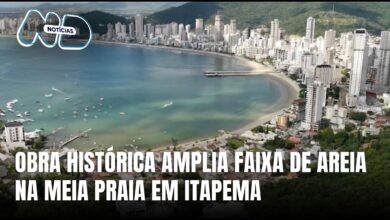Itapema recebe licença e prepara alargamento da faixa da Meia Praia