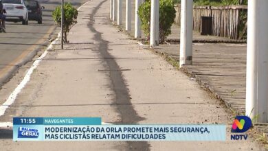 Nova orla aumenta segurança, mas dificulta circulação de bikes