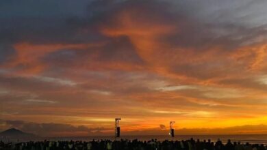 Nuvem em formato de cruz aparece durante oração em SC