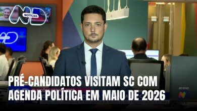 Santa Catarina recebe pré-candidatos e agenda política movimenta as Eleições de 2026