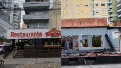 Restaurante tradicional é demolido em Itapema e dará lugar a arranha-céu