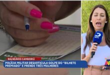 Três mulheres são presas por golpe do bilhete premiado em BC