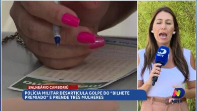 Três mulheres são presas por golpe do bilhete premiado em BC