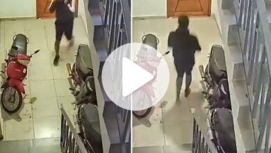 vídeo mostra ação de suspeito no Paraguai