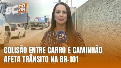 Acidente na BR-101 e operação policial movimentam manhã no Litoral Norte