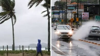SC tem alerta para mar agitado e ventos de até 70 km/h