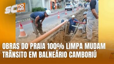 Projeto Praia 100% Limpa provoca alterações viárias em Balneário Camboriú