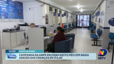 Campanha da gripe em Itajaí termina com baixa adesão infantil
