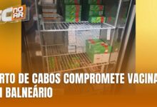 Furto de energia afeta armazenamento de vacinas em Balneário Camboriú