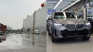 Gigante dos mares desembarca carga milionária de 739 carros da BMW em SC