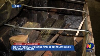 Operações em Itajaí interditam bares e apreendem cigarros contrabandeados,