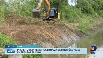 Prefeitura intensifica limpeza de ribeirões na cidade