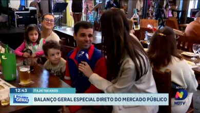 Balanço Geral especial celebra os 166 anos de Itajaí no Mercado Público