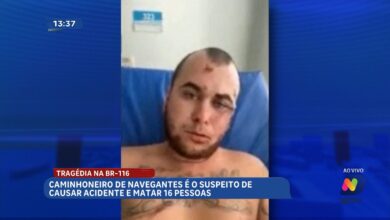 Caminhoneiro de Navegantes é suspeito em tragédia na BR-116