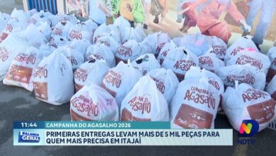Campanha do Agasalho da NDTV leva mais de 5 mil peças a famílias de Itajaí