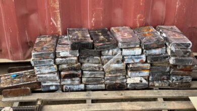 Com destino à Europa, carga com 150 kg de cocaína é apreendida em SC
