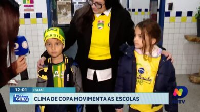Escolas de Itajaí entram no clima de Copa com atividades especiais