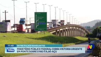 MPF cobra vistoria urgente em ponte sobre o Rio Itajaí-Açu em Itajaí