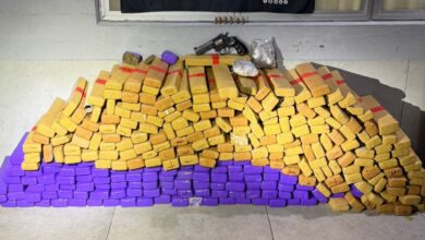 PM prende grupo com 189 quilos de maconha, skunk e arma após monitoramento