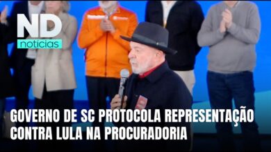 Governo de SC protocola representação contra Lula na PGR por falas em Itajaí
