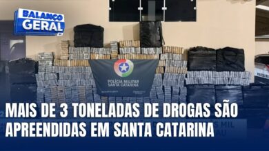 Operação apreende mais de 3 toneladas de drogas em Navegantes e Blumenau