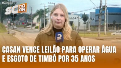 Casan vence leilão para operar água e esgoto de Timbó por 35 anos