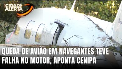 Relatório preliminar aponta falha em motor antes de queda em Navegantes