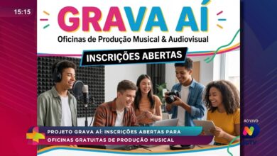 Projeto Grava Aí abre inscrições para oficinas de produção musical