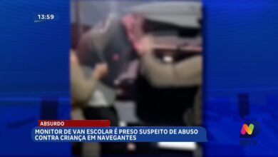 Monitor de van escolar é preso por suspeita de abuso em Navegantes